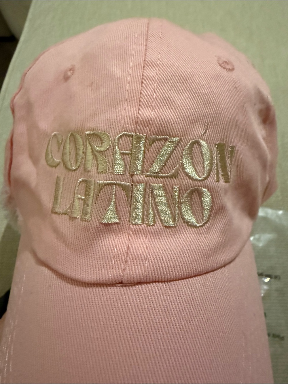 NWT Latino Heritage Corazón Latino Pink Baseball Hat
